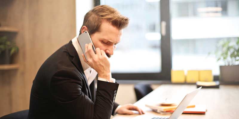 Man on Phone Man on Phone
