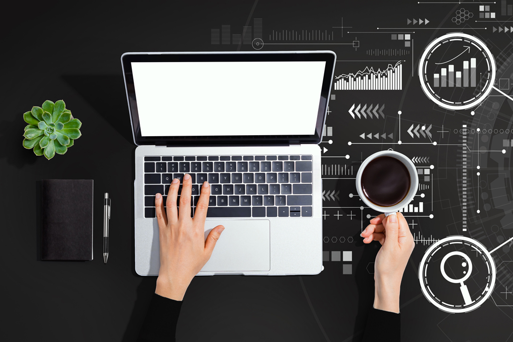 PPC Hands typing on laptop